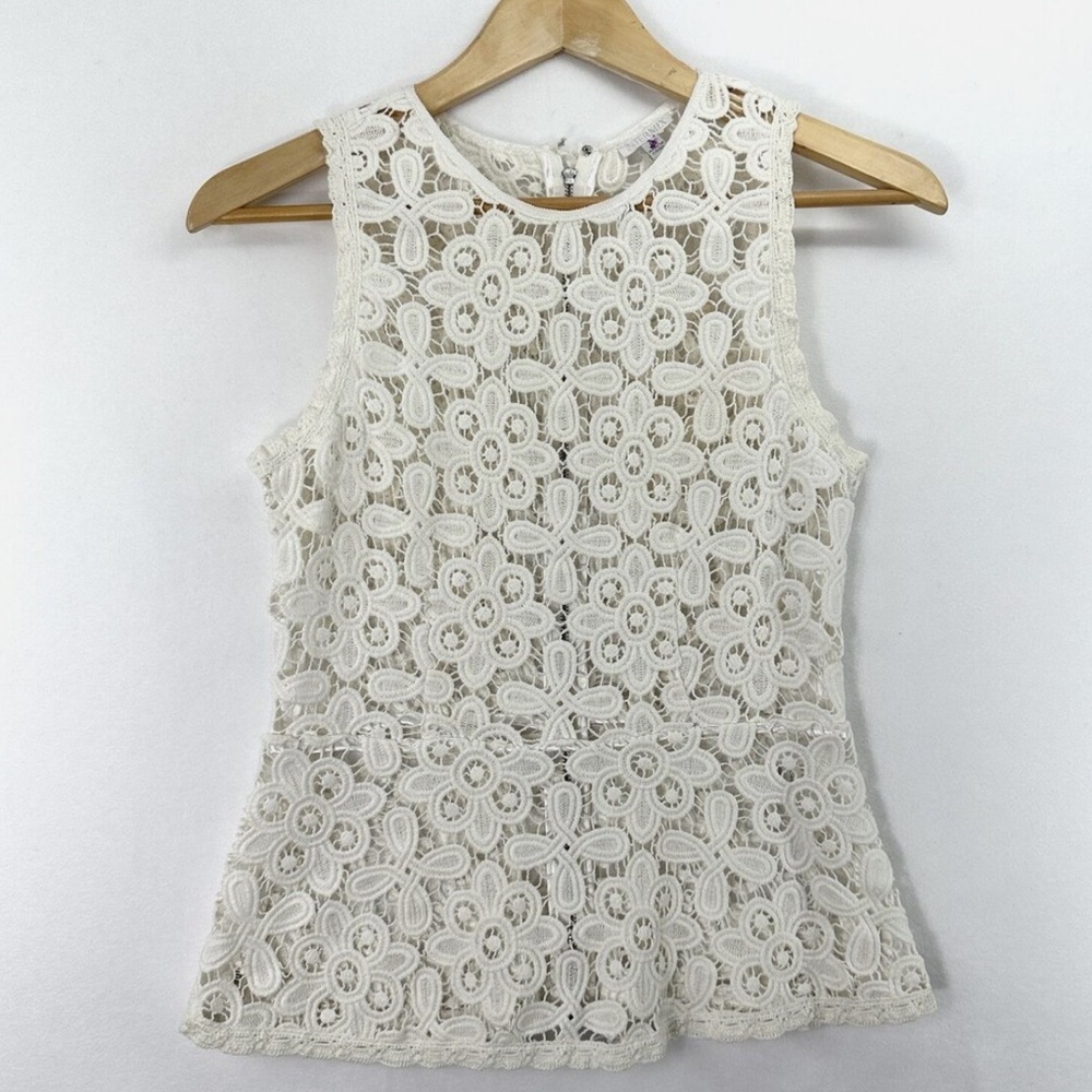 Brand NEW has tags Intermix white sleeveless top SZ M